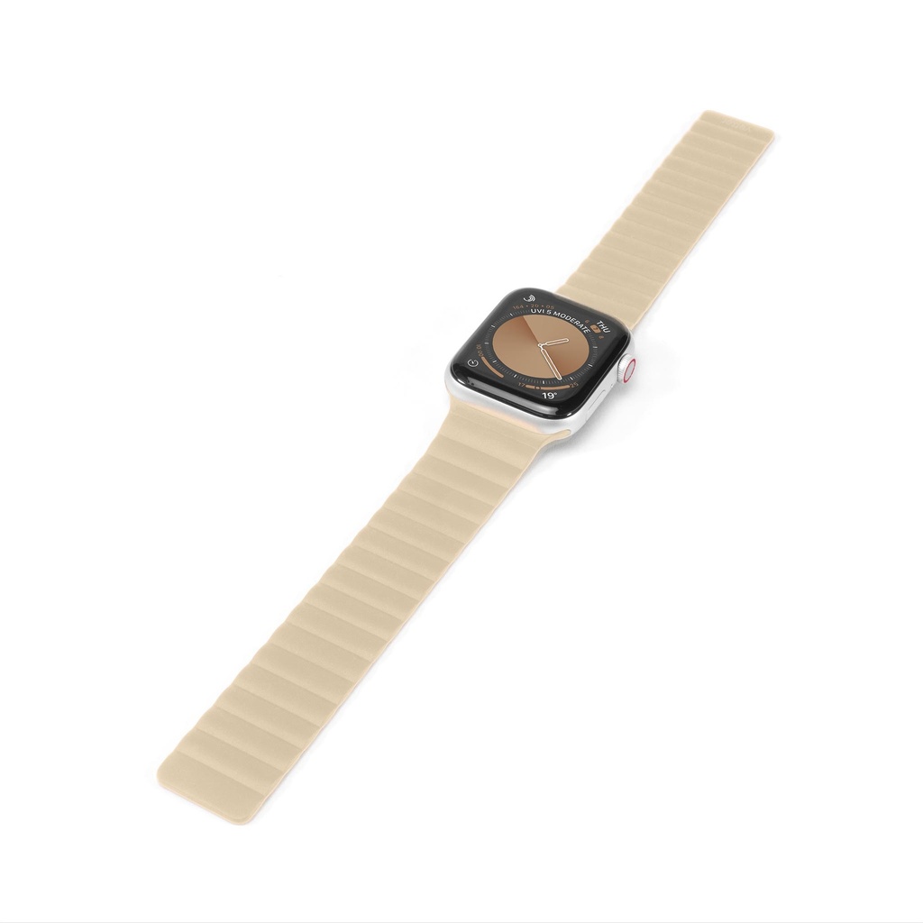 keepON, magnetic band for Apple Watch 7, 6, 5, 4, 38/40/41mm, Light Beige