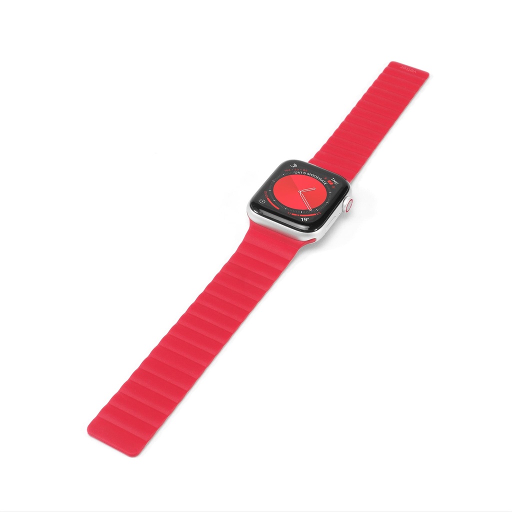 keepON, magnetic band for Apple Watch 7, 6, 5, 4, 38/40/41mm,  Red