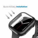 invisiGUARD, All round protective case for Apple Watch 7, 6, 5, 4, 44/45mm, Black