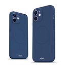Husa iPhone 12 Soft Pro Ultra, MagSafe Compatible, Blue