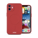 Husa iPhone 12 Soft Pro Ultra, MagSafe Compatible, Red
