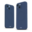 Husa iPhone 13 Soft Pro Ultra, MagSafe Compatible, Blue