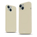 Husa iPhone 13 mini Soft Pro Ultra, MagSafe Compatible, Milky White