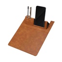 mouseStand, Mousepad, Smartphone Stand and Pen Holder, Brown