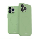 Husa iPhone 14 Pro, Soft Pro Ultra, MagSafe Compatible, Mint Green