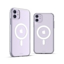 Husa iPhone 11, MagSafe Compatible, Soft Pro, Transparent