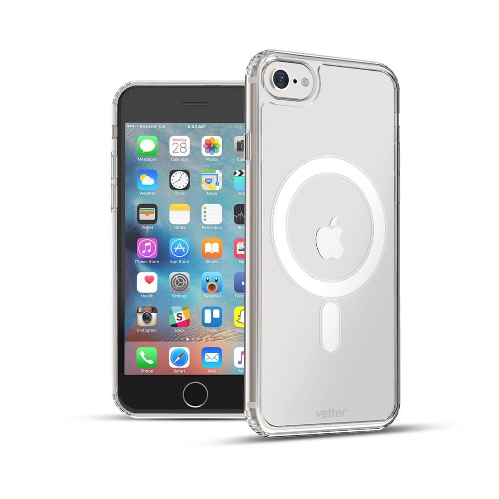 Husa iPhone SE (2022), 8 MagSafe Compatible, Soft Pro, Transparent