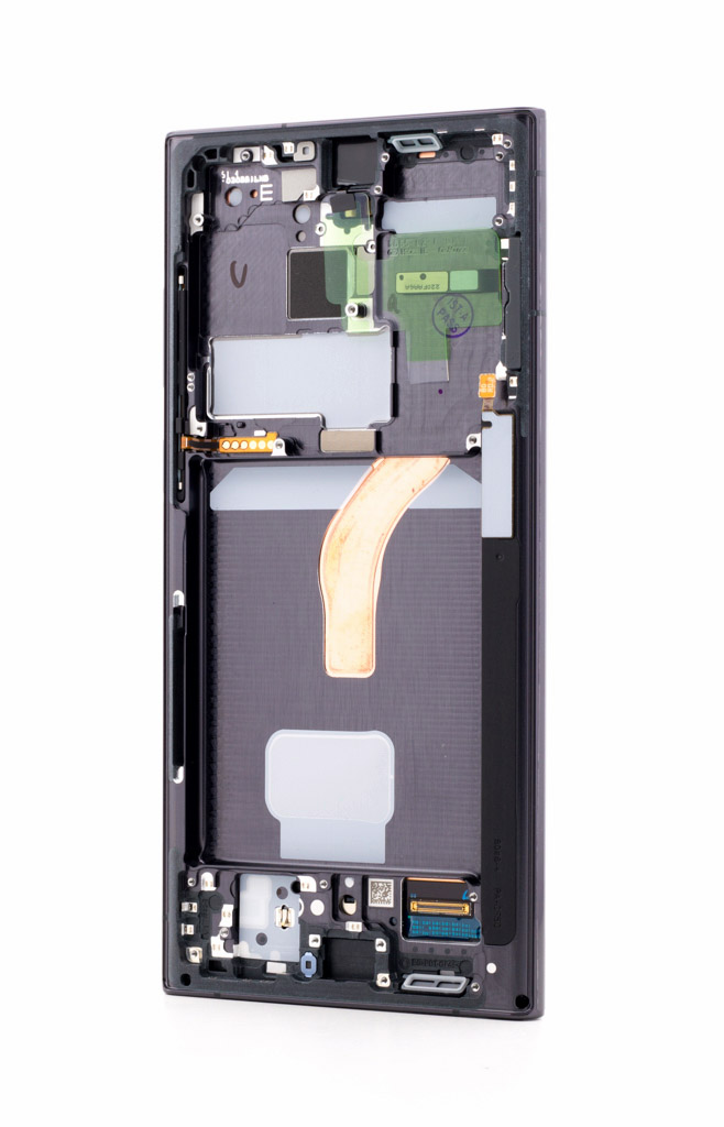 LCD Samsung Galaxy S22 Ultra 5G, S908, Black, Service Pack