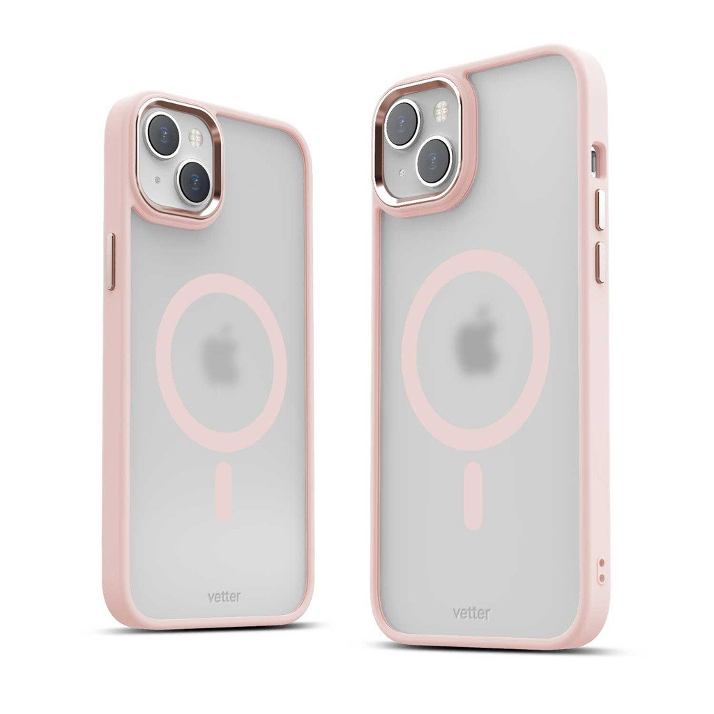 Husa iPhone 14 Plus, Clip-On Hybrid, Matt, MagSafe Compatible, Pink