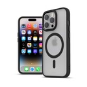 Husa iPhone 14 Pro, Clip-On Hybrid, Matt, MagSafe Compatible, Black