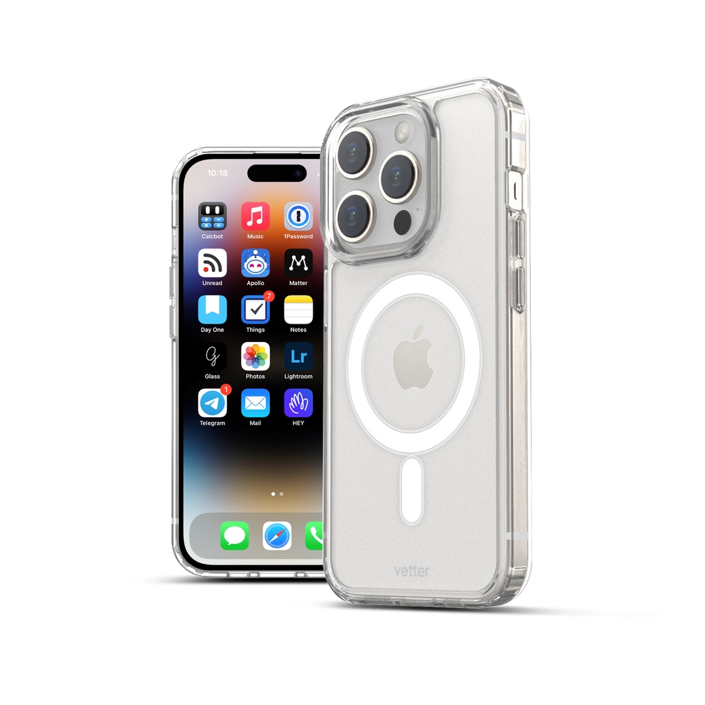 Husa iPhone 15 Pro, MagSafe Compatible, Soft Pro, Transparent