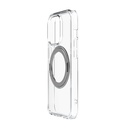 Husa iPhone 14 Pro Max, Clip-On Crystal MagSafe Compatible, with 360 degree rotating stand, Transparent