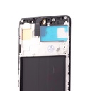 LCD Samsung Galaxy A51, A515, OLED + Rama Black, Small Glass