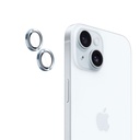 iPhone 15 Plus, 15, Individual Camera Lens Protector, Blue