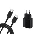 Incarcator Samsung Charger USB-C + Cable Type-C, EP-TA800, Black, OEM, LXT