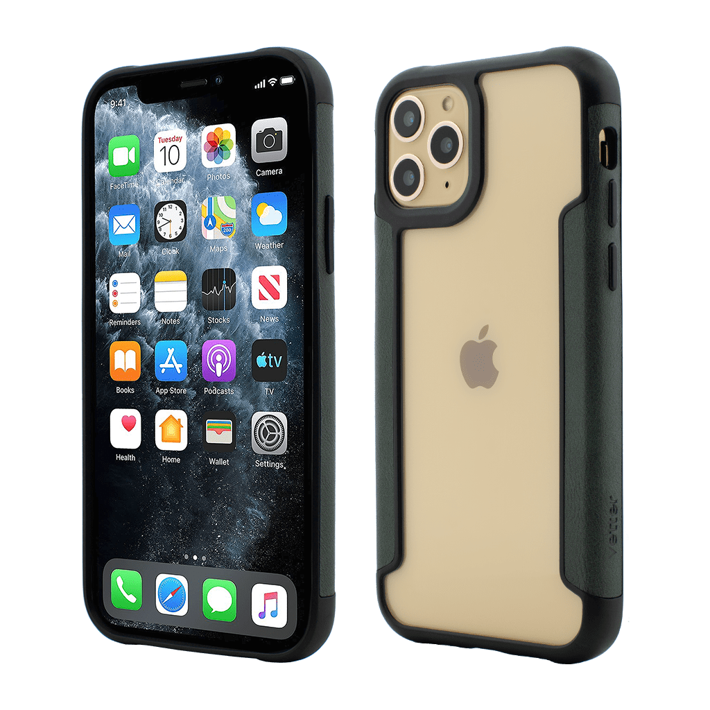 Husa iPhone 11 Pro Max, Smart Case, Soft Edge and Clear Back, Green