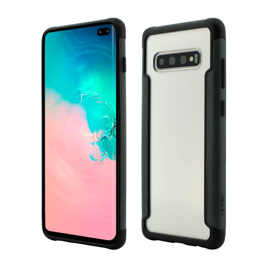 Husa Samsung Galaxy S10 Plus, Smart Case, Soft Edge and Clear Back, Green