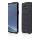 Husa Samsung Galaxy S8 G950, Smart Case Carbon Design, Rubber Feel, Black