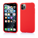Husa iPhone 11 Pro Max, Clip-On Soft Touch Silk Series, Red