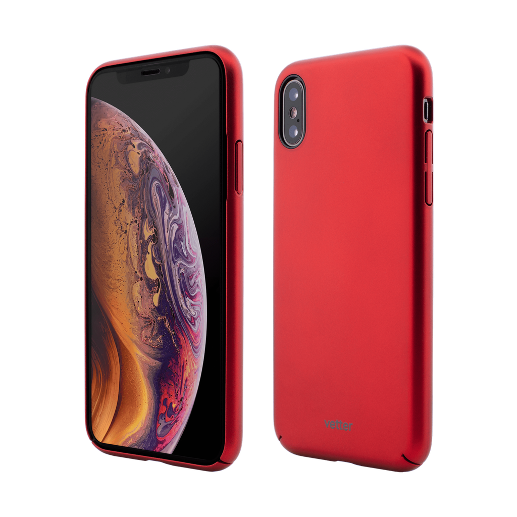 Husa iPhone XS, Clip-On Slim Magnetic Series 2, Red