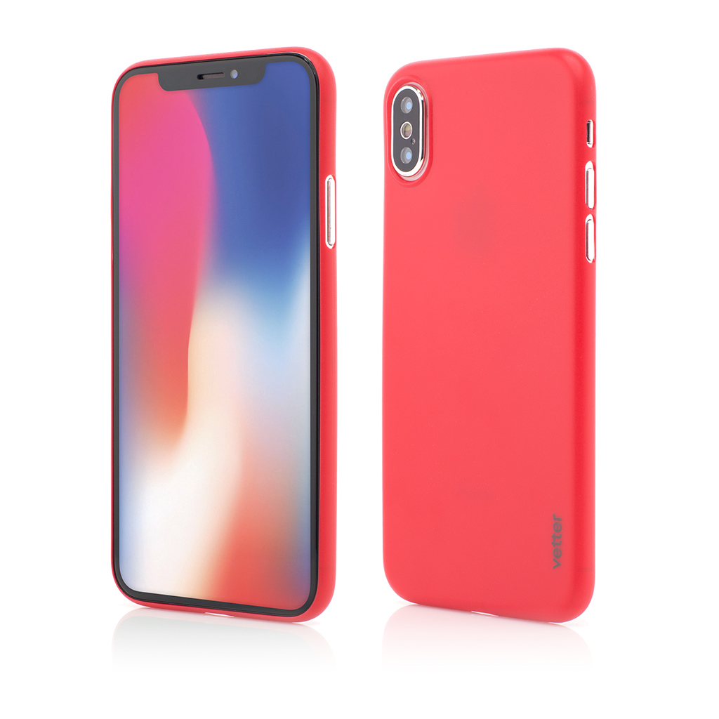 Husa iPhone XS, X, Clip-On, Ultra Thin Air Series, Red