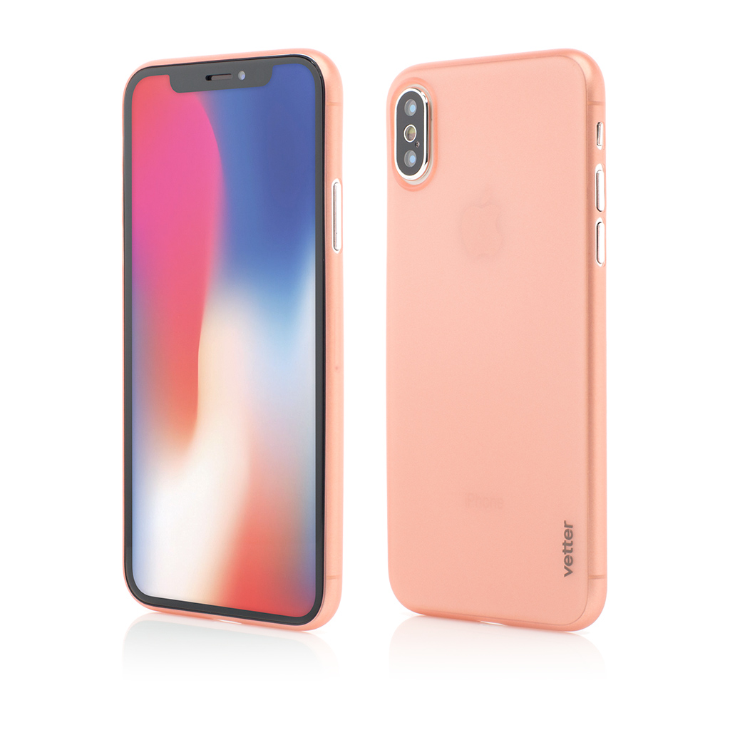 Husa iPhone XS, X, Clip-On, Ultra Thin Air Series, Rose Gold