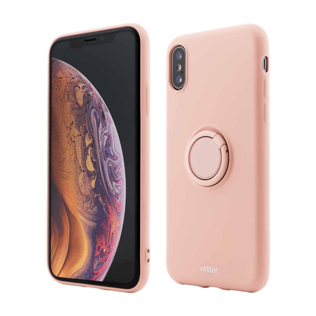 Husa iPhone XS Max, Soft Pro with Magnetic iStand, Pink