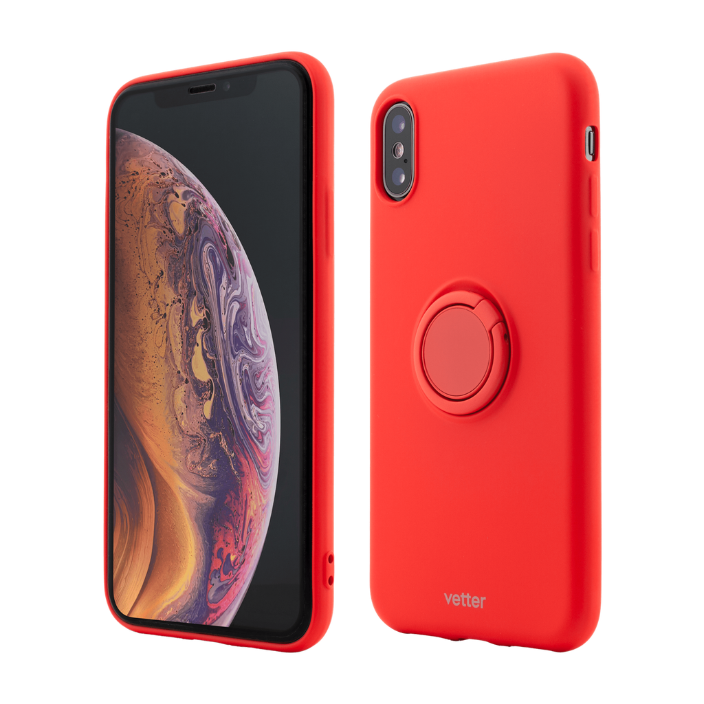 Husa iPhone XS Max, Soft Pro with Magnetic iStand, Red