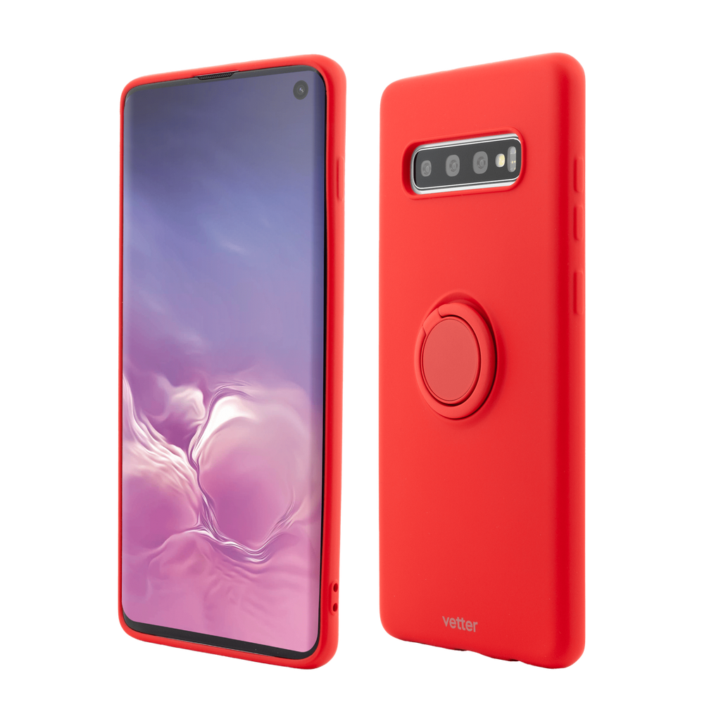 Husa Samsung Galaxy S10, Soft Pro with Magnetic iStand, Red