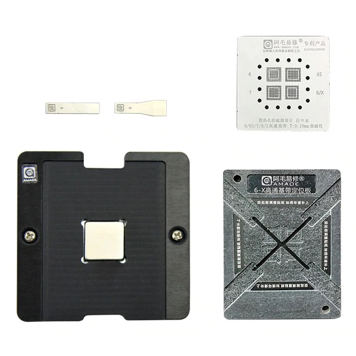 AMAOE Magnetic Reballing Kit With BGA Stencil Platform for iPhone 6-X