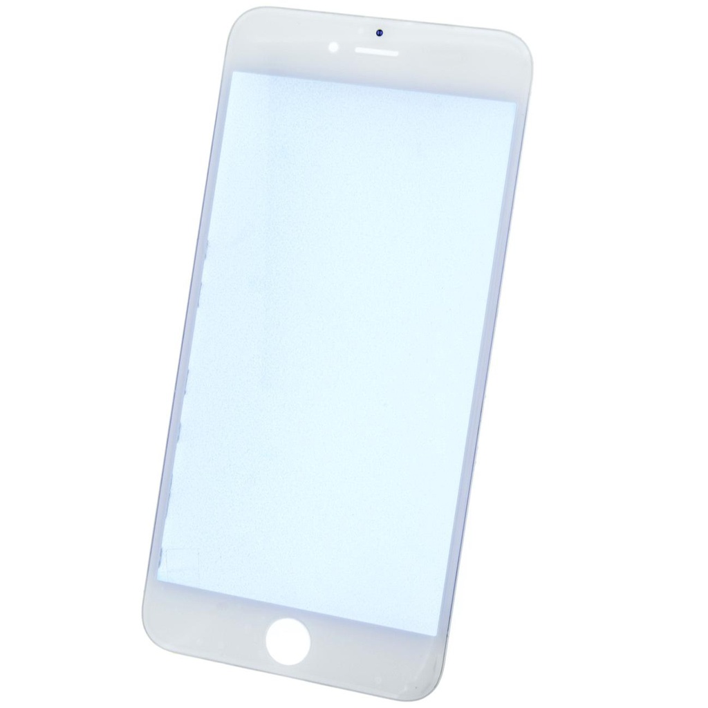 Geam Sticla iPhone 6s Plus + Rama + Polarizator, White