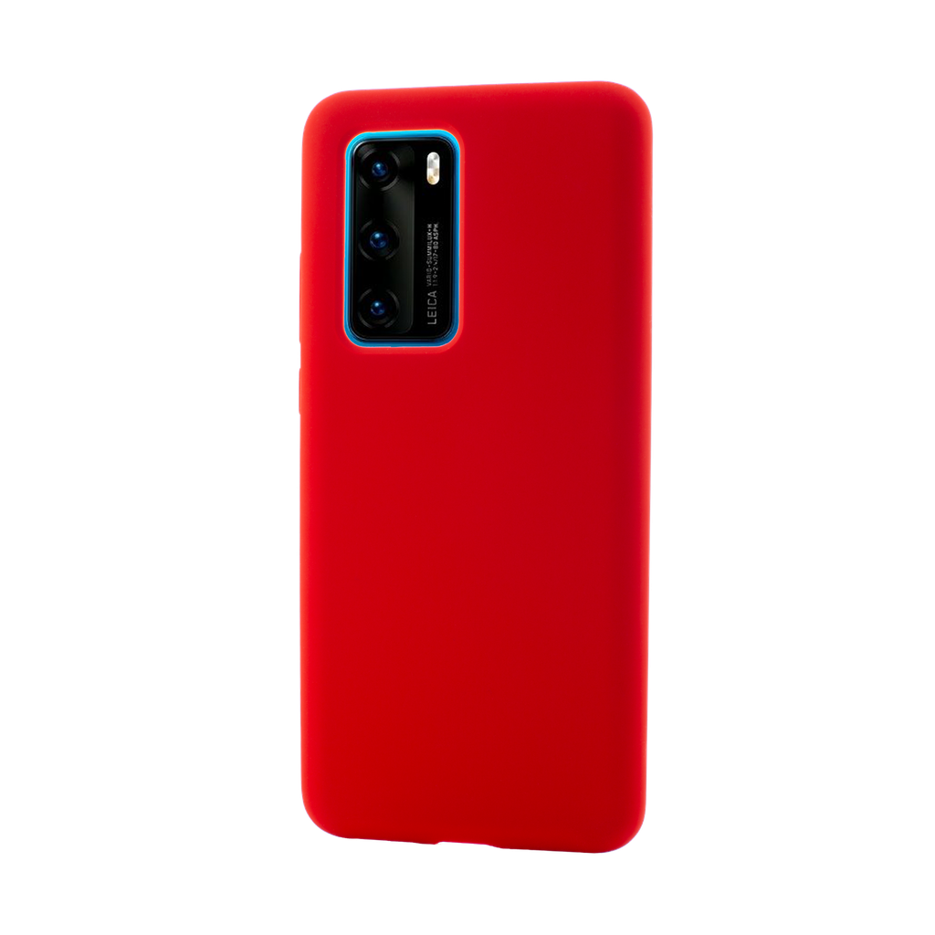 Produs Resigilat, Husa Huawei P40, Clip-On Soft Touch Silk Series, Red