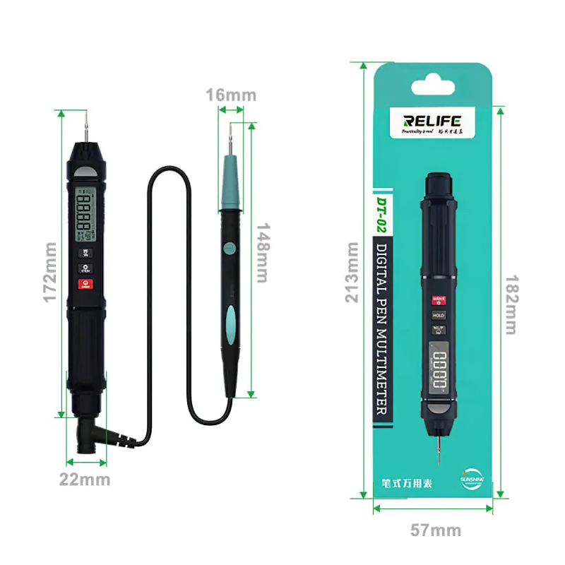 Relife DT-02 Digital Pen Multimeter