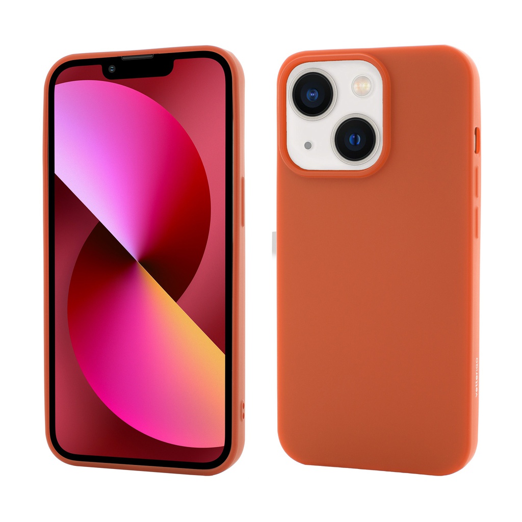Husa iPhone 13 mini, Vetter GO, Soft Touch, Orange