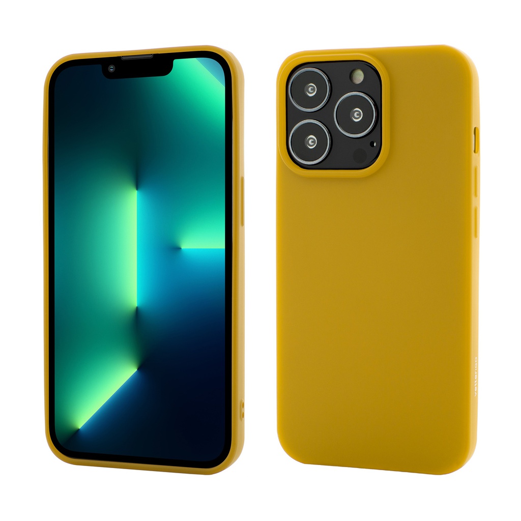 Husa iPhone 13 Pro Max, Vetter GO, Soft Touch, Yellow