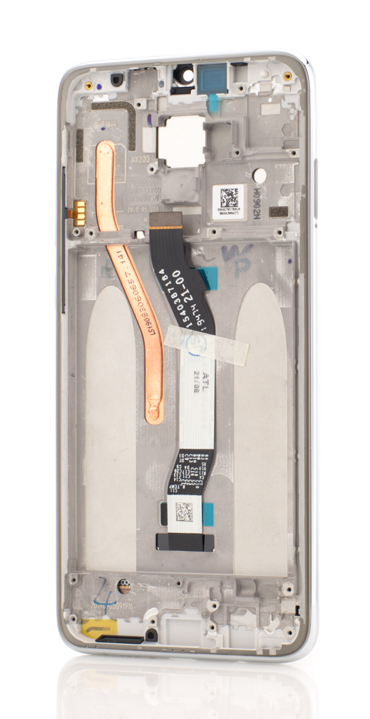 LCD Xiaomi Redmi Note 8 Pro, White + Rama