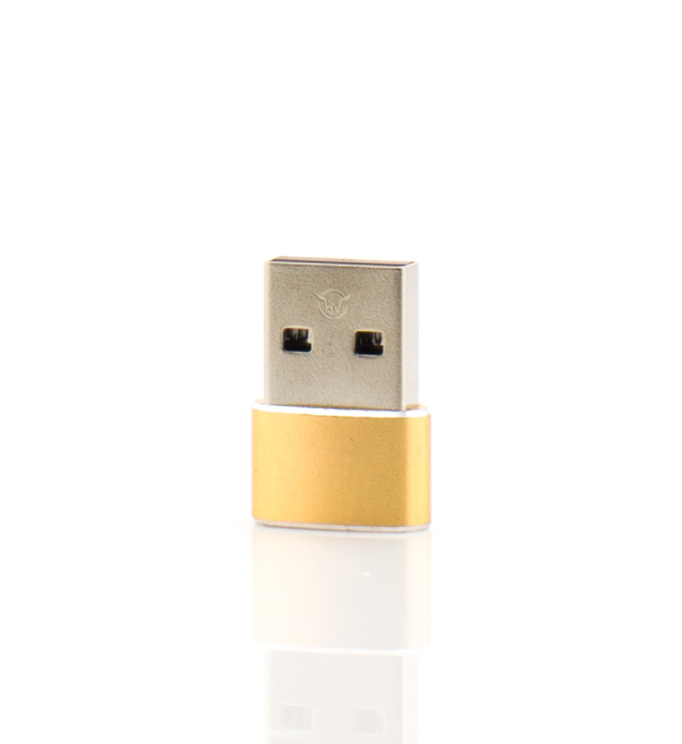 Adaptor USB Type-C la USB 3.0, Gold