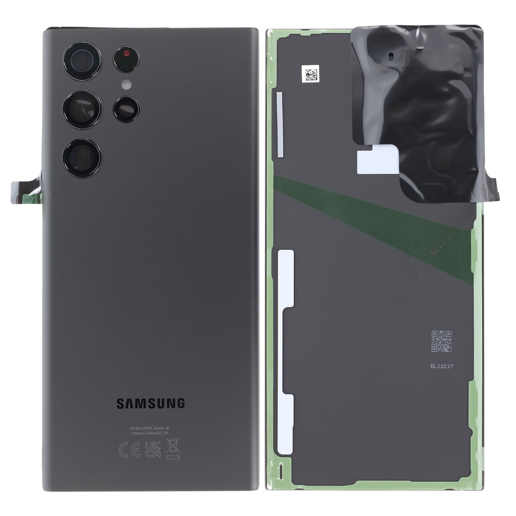 Capac Baterie Samsung Galaxy S22 Ultra 5G, S908, Black, Service Pack