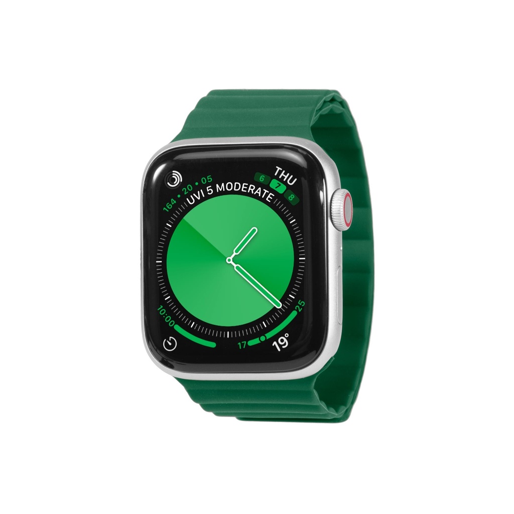 keepON, magnetic band for Apple Watch 9, 8, 7, 6, 5, 4, 38/40/41mm,  Green
