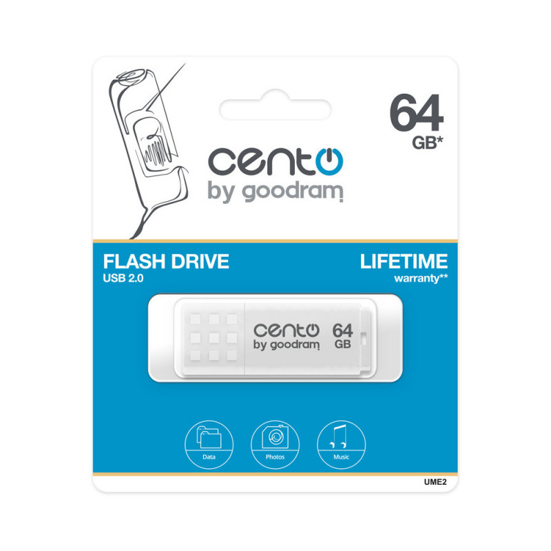 Stick CENTO 64GB, USB2.0
