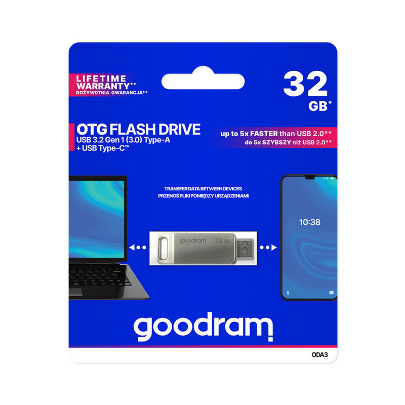 Stick Goodram ODA3-032GB, Tip-C, USB3.2
