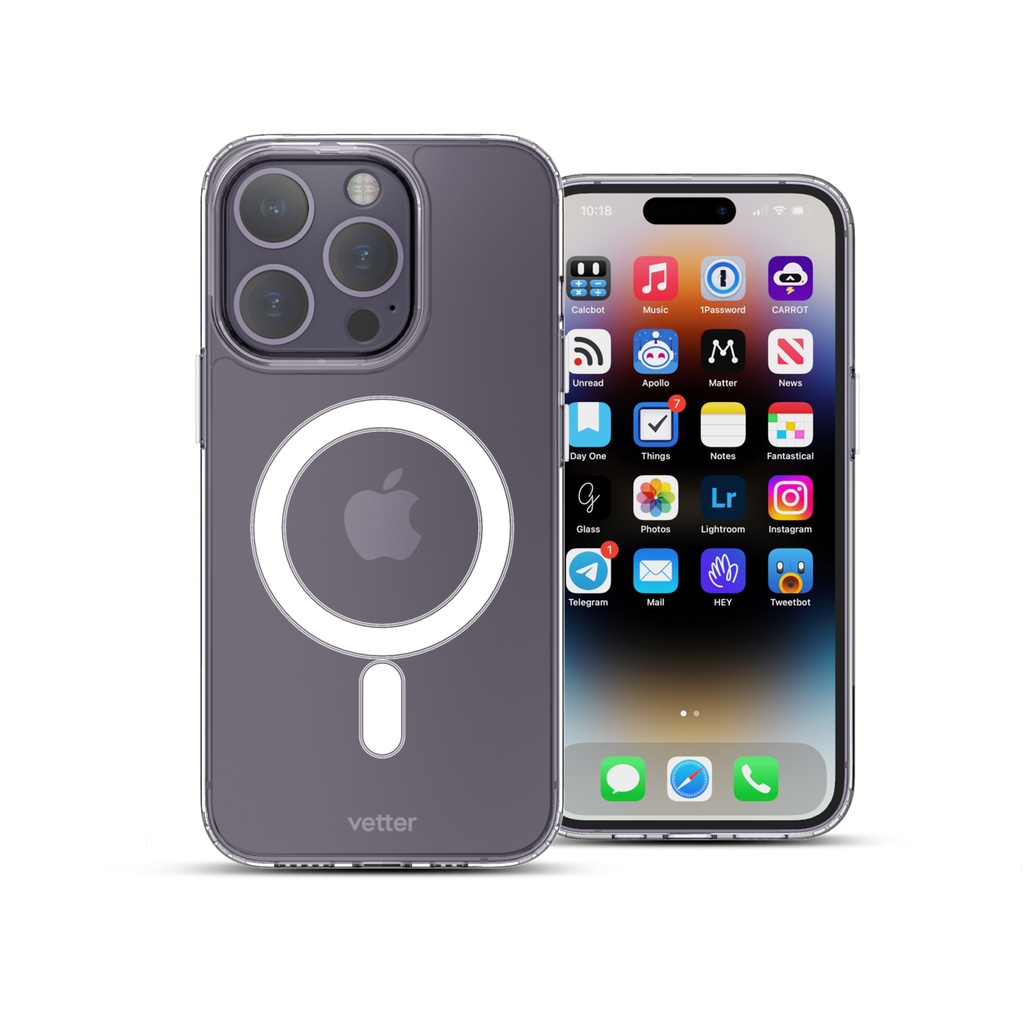 Husa iPhone 14 Pro, MagSafe Compatible, Soft Pro, Transparent