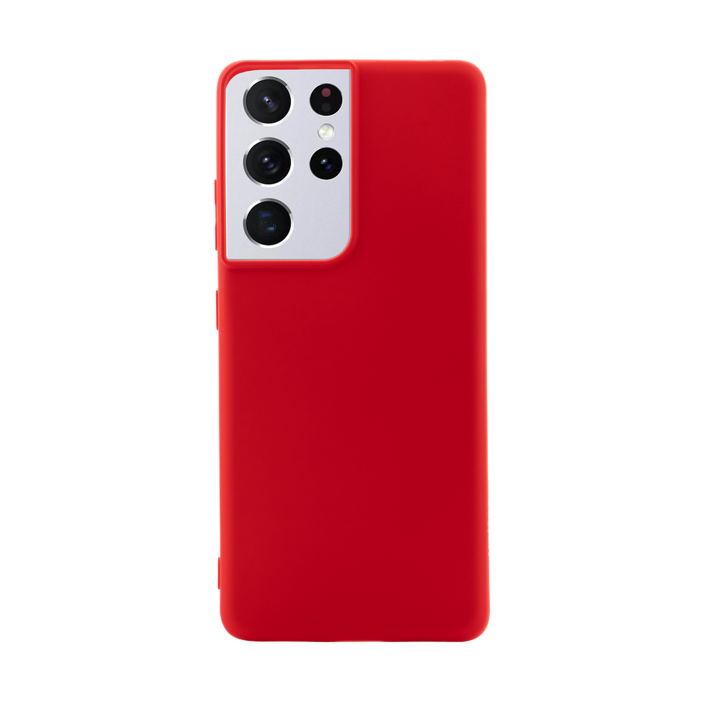 Produs Resigilat, Husa Samsung Galaxy S21 Ultra, Smart Case Anti-Slip Series, Red