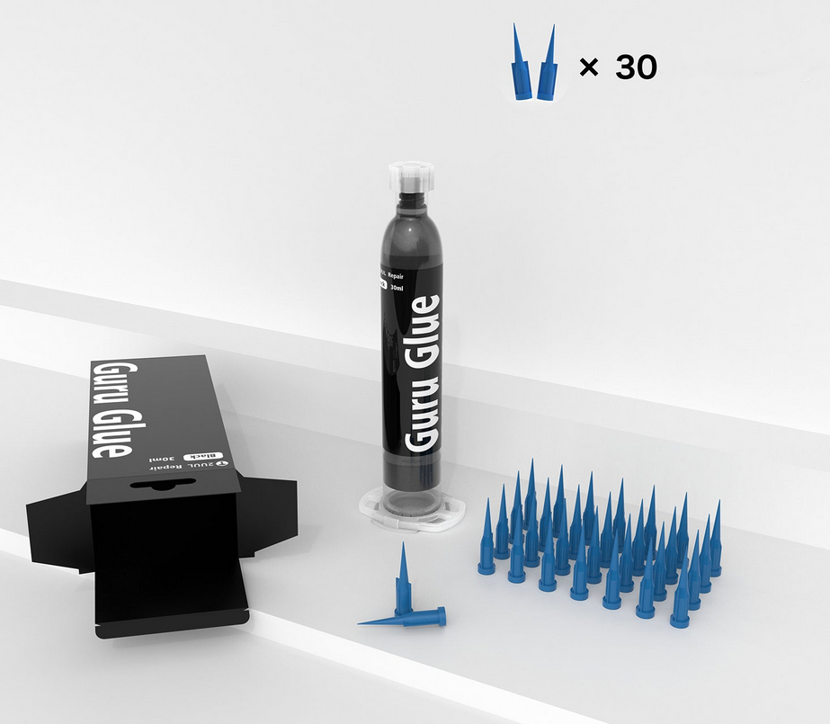 2UUL Guru Glue Soft Buffer Adhesive for Phone Repair 30ML, Black