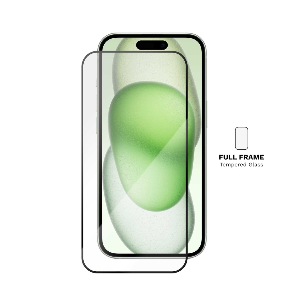 Folie iPhone 15 Pro, Full Frame Tempered Glass Vetter GO