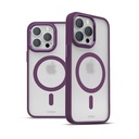 Husa iPhone 14 Pro, Clip-On Hybrid, Matt, MagSafe Compatible, Purple