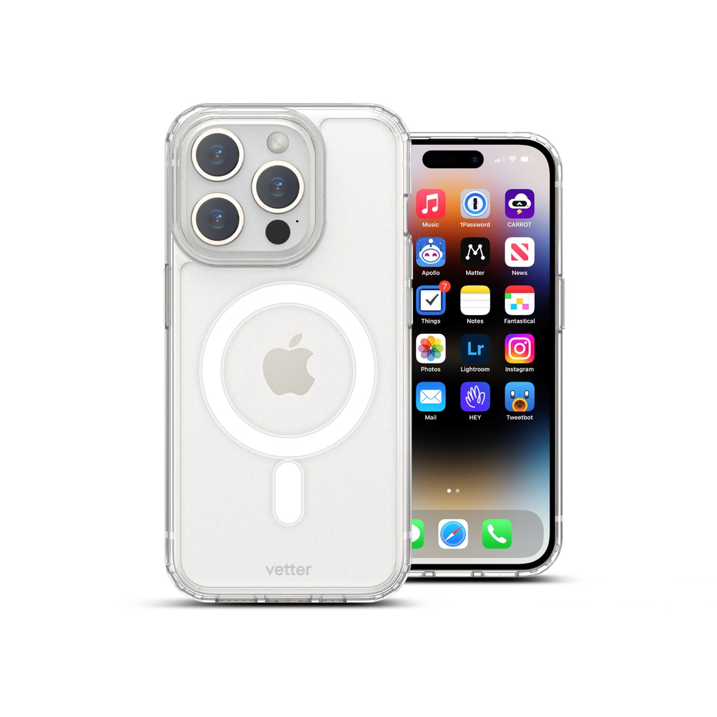 Husa iPhone 15 Pro Max, MagSafe Compatible, Soft Pro, Transparent