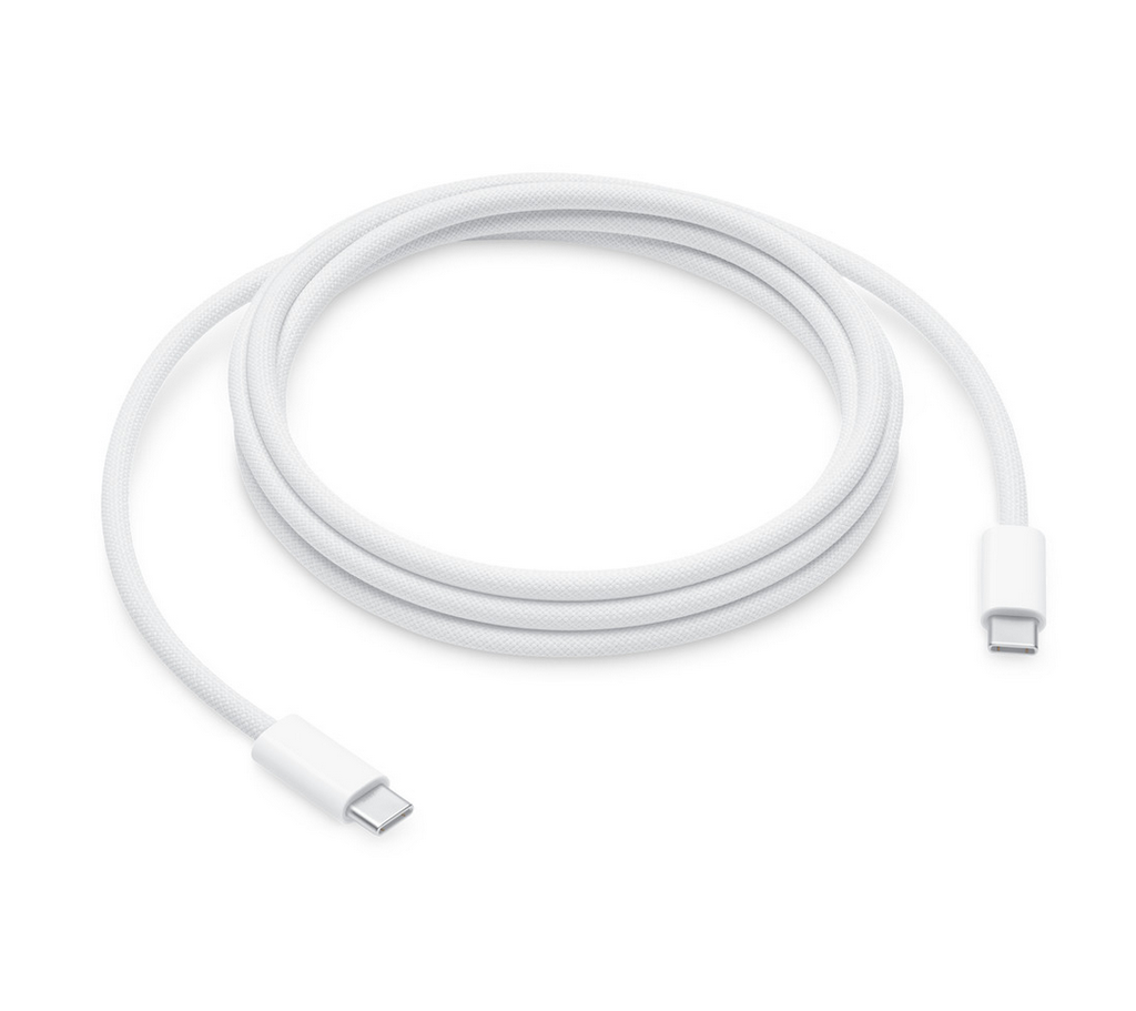 Cablu Apple Type-C to Type-C Cable, MU2G3FE/A, 2m, 240W, White, Bulk