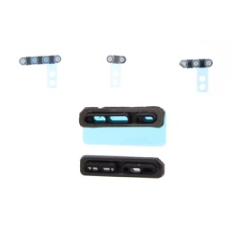 [47101] iPhone X, Charge Flex Anti-dust Mesh with Adhesive, 5 Pcs Set, Black