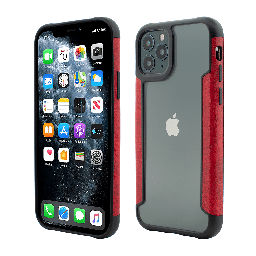 [50701] Husa iPhone 11 Pro Max, Smart Case, Soft Edge and Clear Back, Red